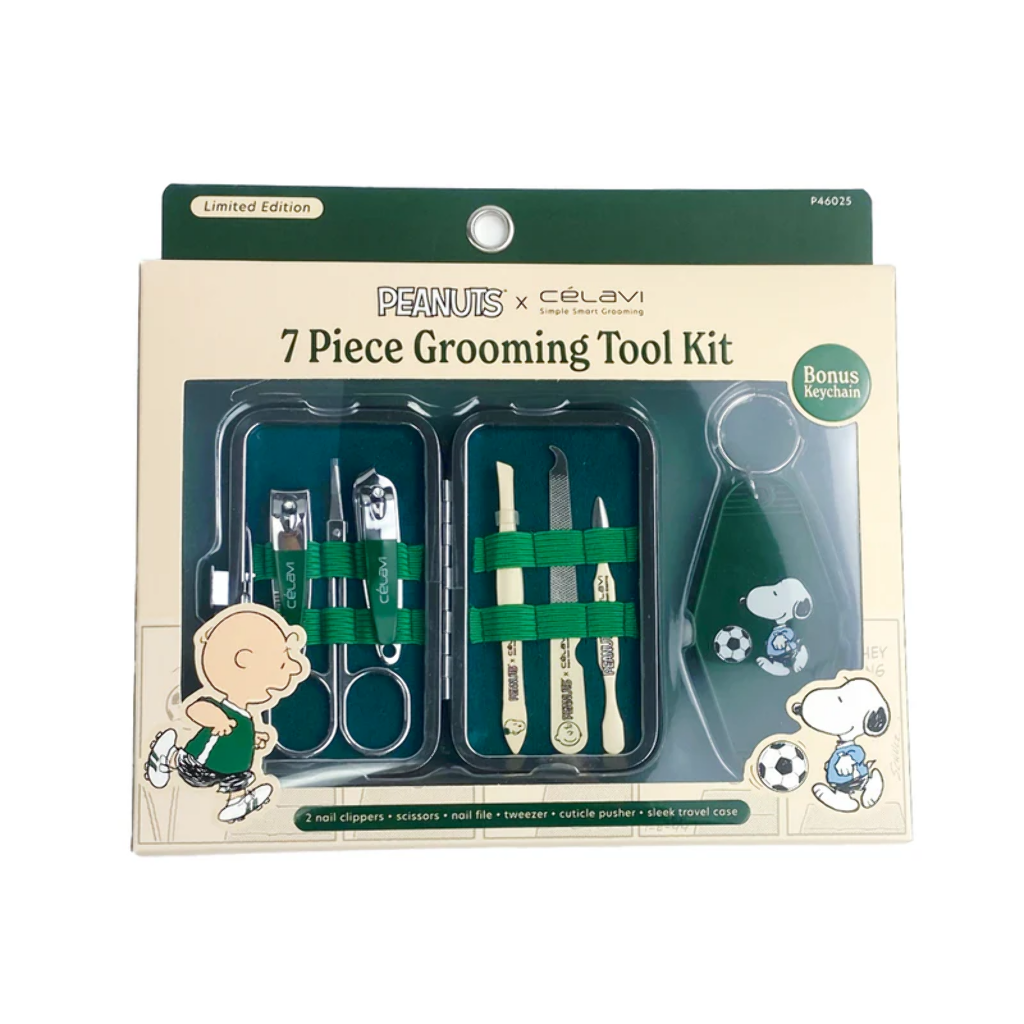 PEANUTS 7 PC NAIL GROOMING TOOL KIT
