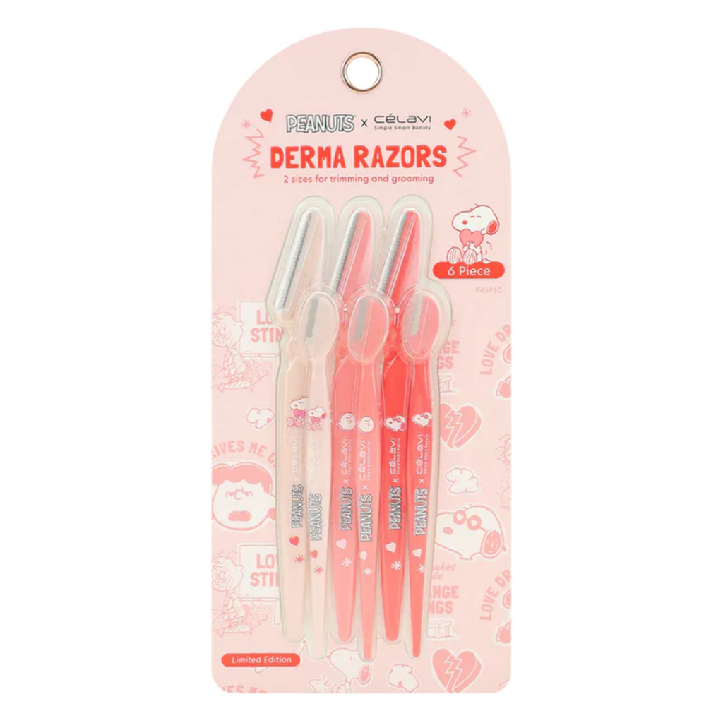 PEANUTS DERMA RAZORS 2 SIZES