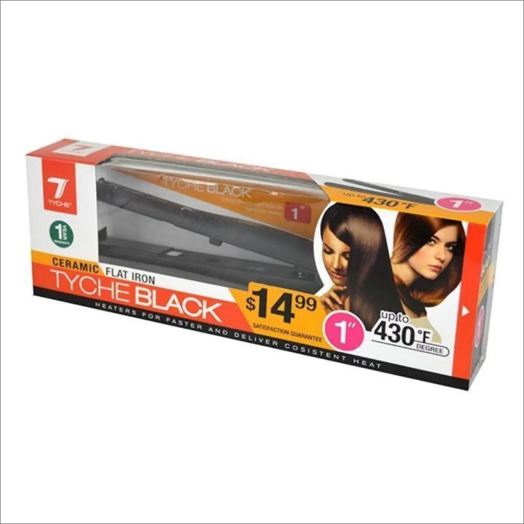 BLACK PLUS CERAMIC FLAT IRON-1"