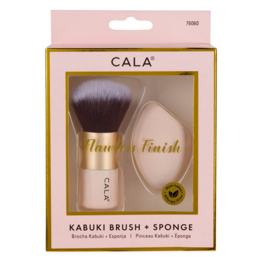 FLAWLESS FINISH - KABUKI BRUSH & SPONGE