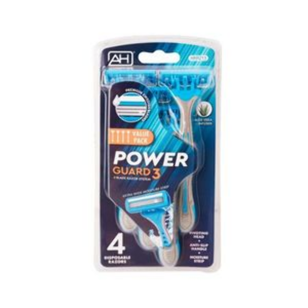 AH POWDER GUARD 3 BLADE RAZER 4CT(MEN)