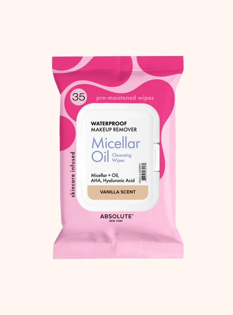 35WIPES WATERPROOF MAKEUP REMOVER MICELLAR OIL-VANILLA SCENT