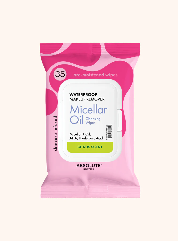 35WIPES WATERPROOF MAKEUP REMOVER MICELLAR OIL-CITRUS SCENT