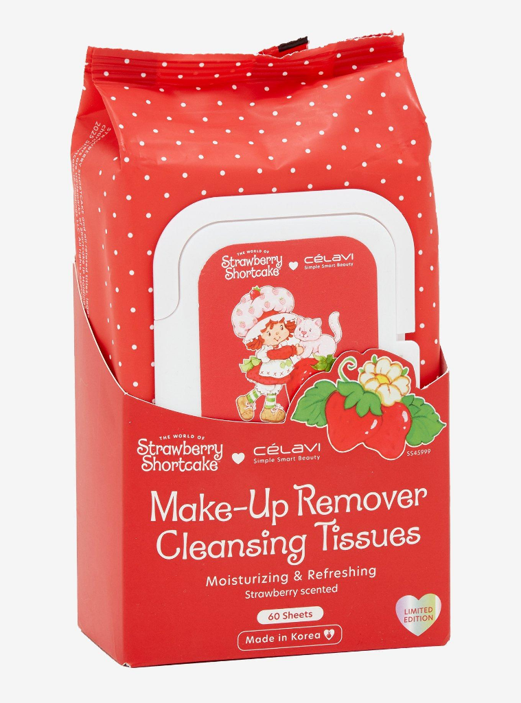 STRAWBERRY SHORTCAKE MAKEUP REMOVER CLEANSING TISSUES