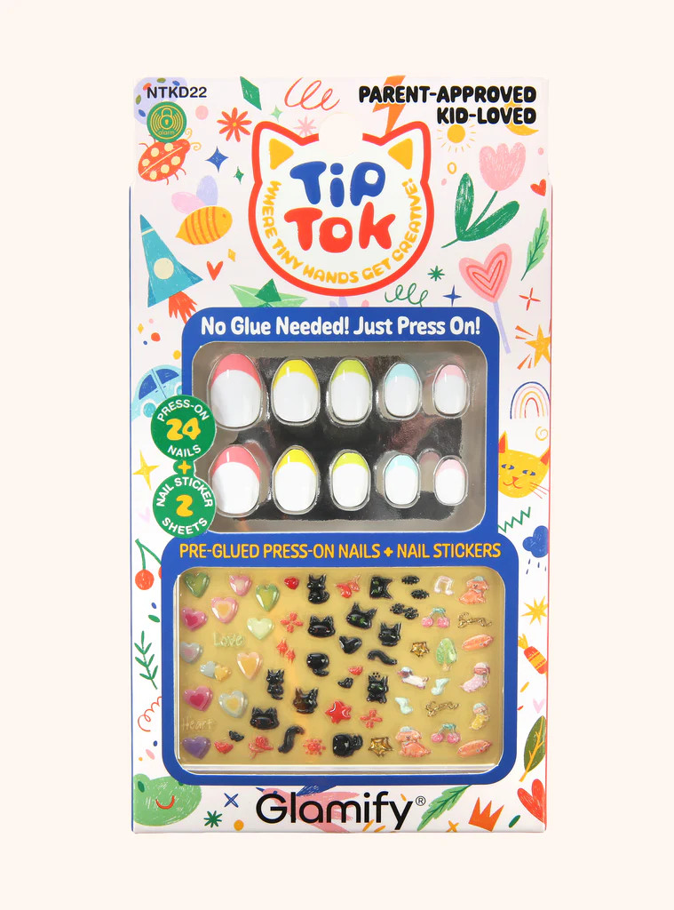 KIDS PRESS-ON NAILS + STICKER