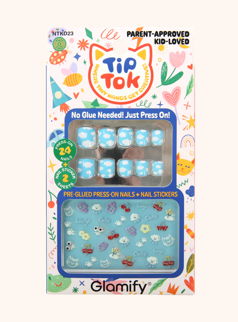 KIDS PRESS-ON NAILS + STICKER
