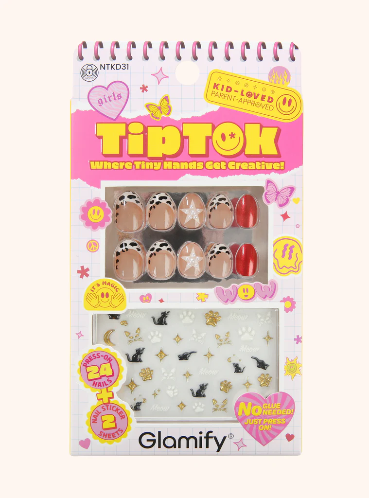 KIDS PRESS-ON NAILS + STICKER