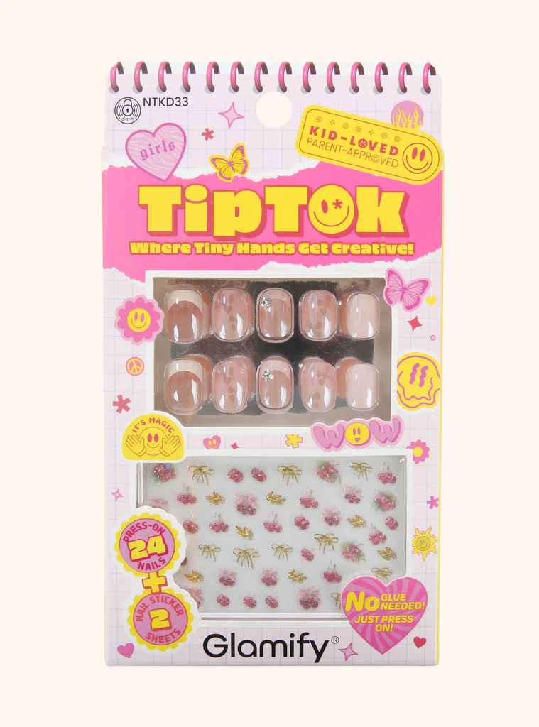 KIDS PRESS-ON NAILS + STICKER