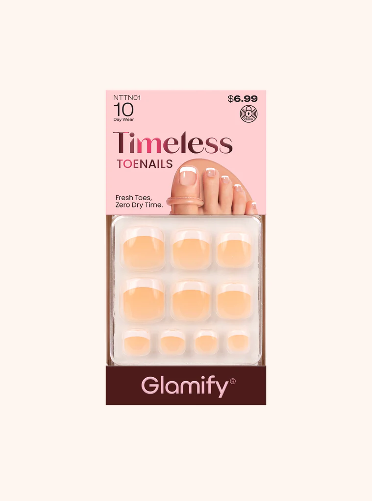 TIMELESS TOENAILS BEIGE FRENCH