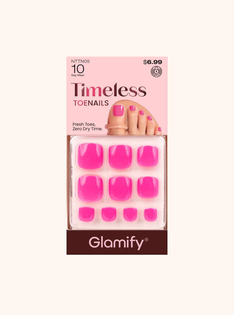 TIMELESS TOENAILS SHOCK PINK