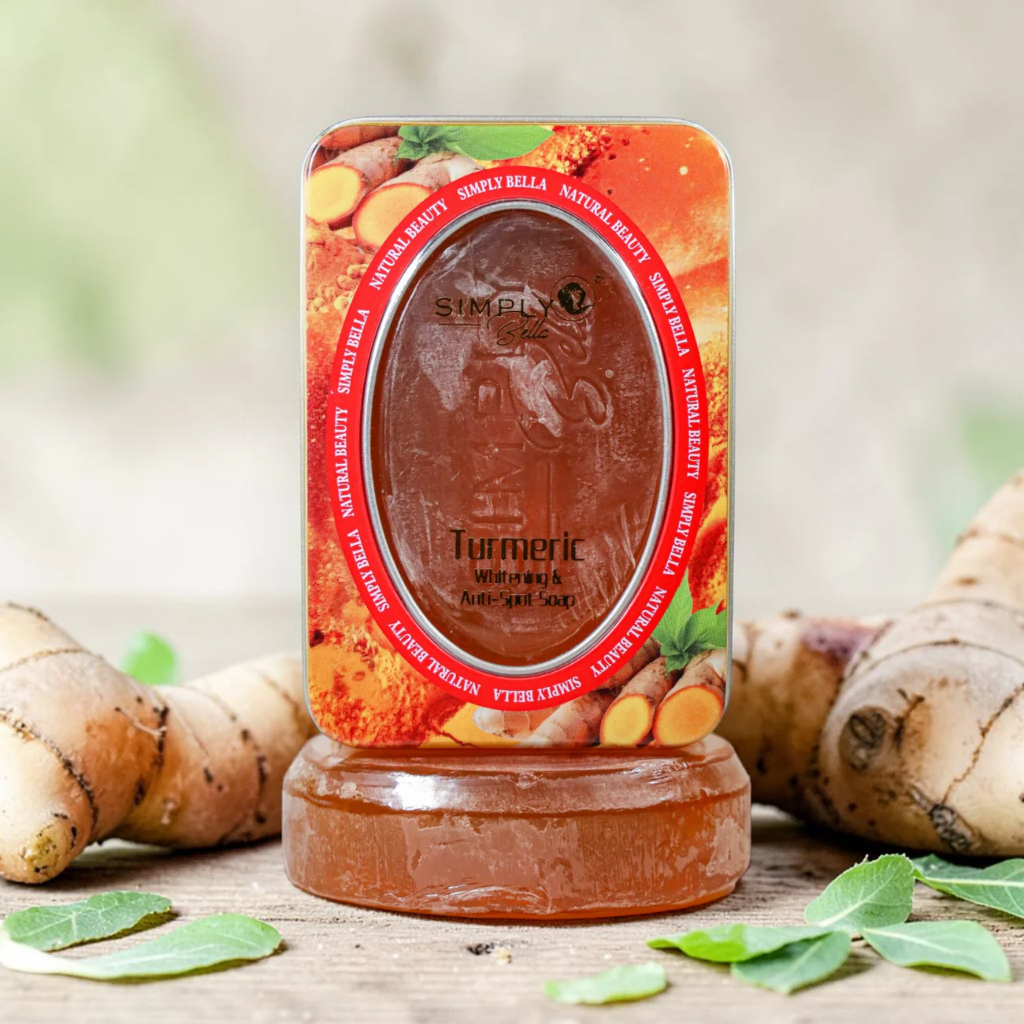 SIMPLY BELLA TURMERIC SOAP - WHITENING AND ANTI-SPOT