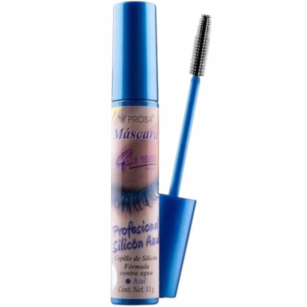 PROSA 4EN1-(Blue Top) Professional Silicon Mascara Blue