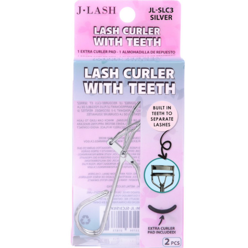 JL LASH CURLER WITH TEETH-SILVER