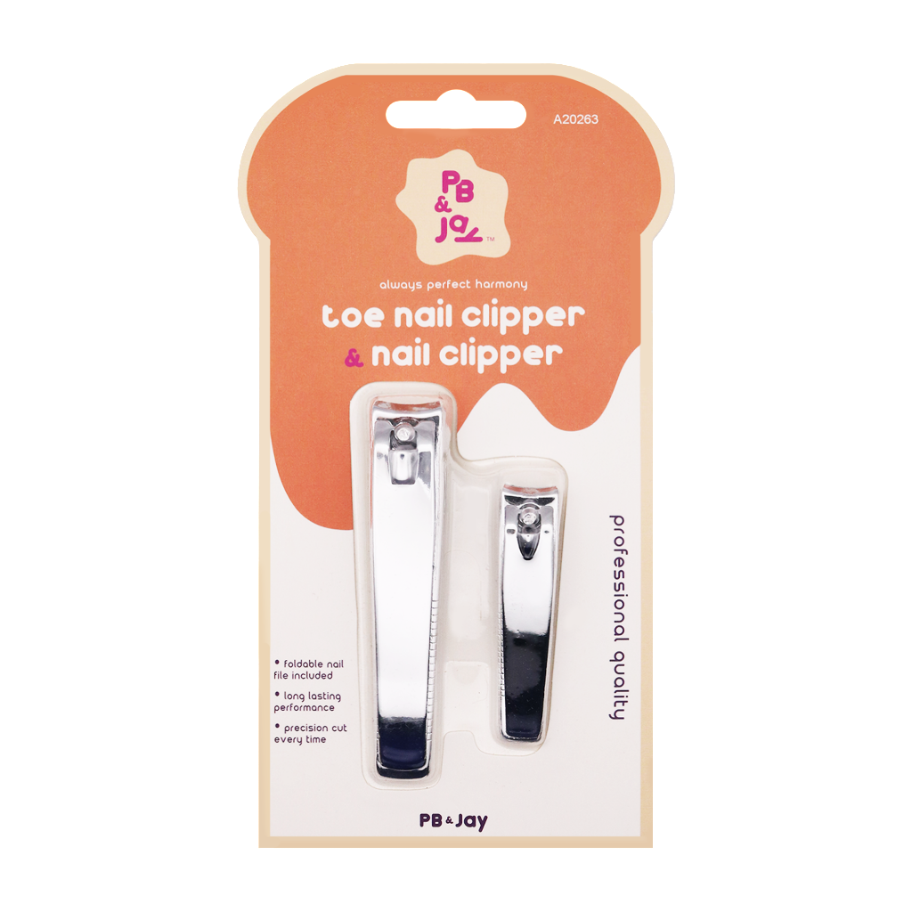 PB&JAY - TOENAIL & NAIL CLIPPER DUO PK