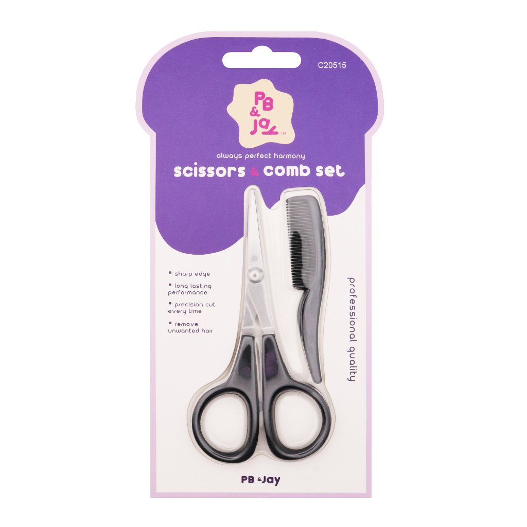 PB&JAY - SCISSORS & COMB SET - 2PK
