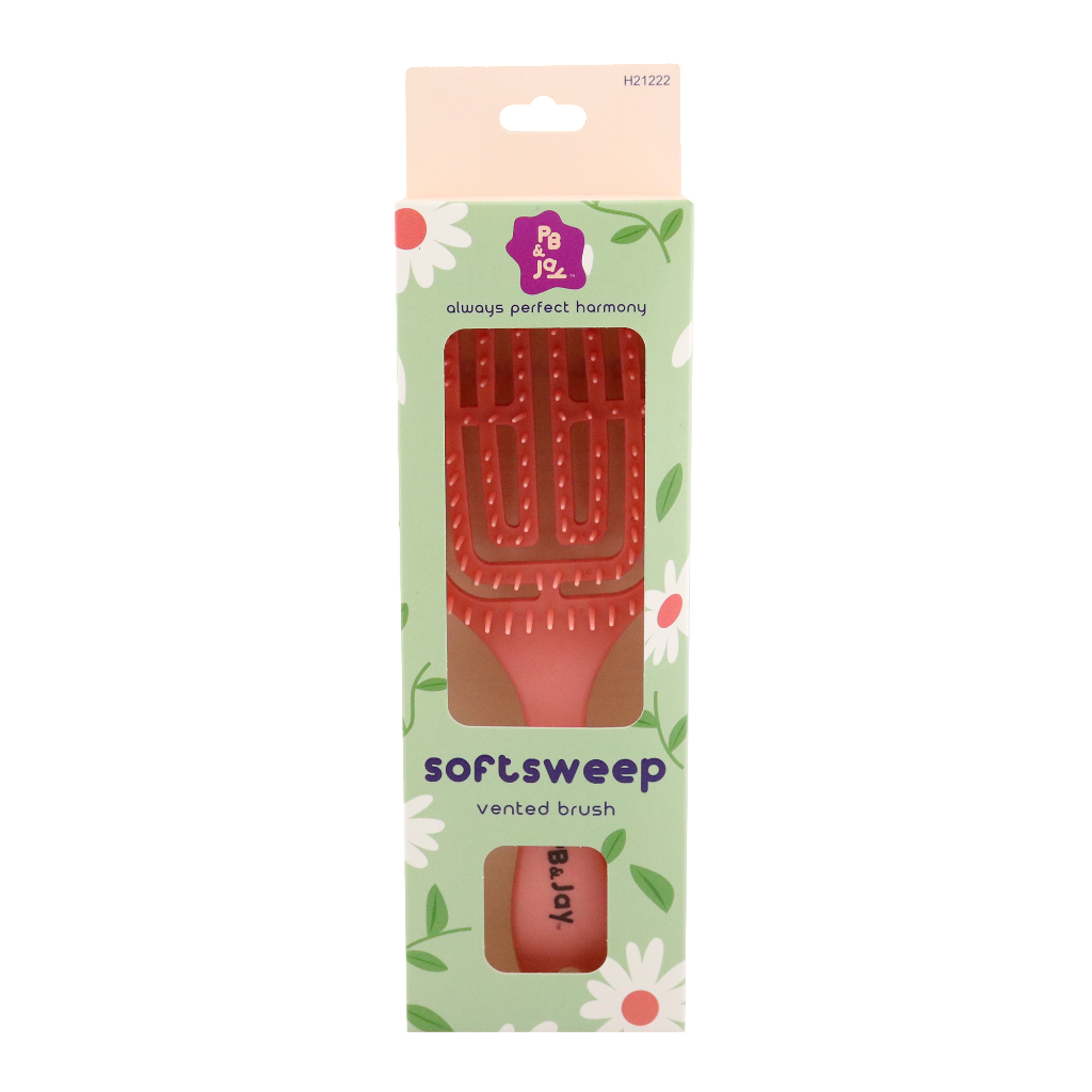 PB&JAY - SOFTSWEEP VENTED BRUSH - PINK
