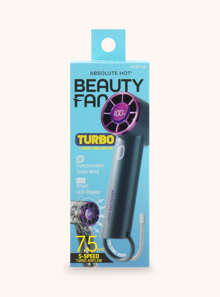 ABNY - BEAUTY FAN TURBO - BLACK