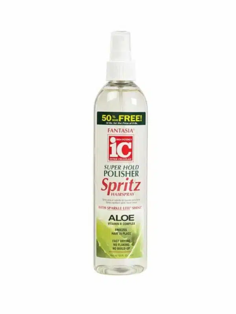 IC HAIR POLISHER SPRITZ HAIRSPRAY 12OZ - ALOE