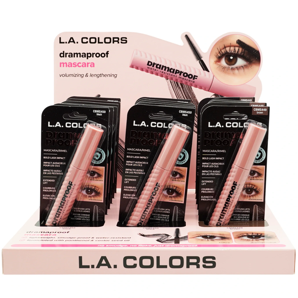 LC DRAMAPROOF MASCARA(BK12.BR6)18PC