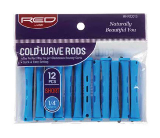 Cold Wave Rods, Short,1/4",12pc, Blue