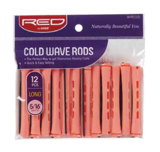 Cold Wave Rods, Long,5/16",12pc, Pink