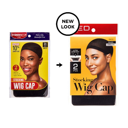 Wig Cap, Black, 2pcs in pack