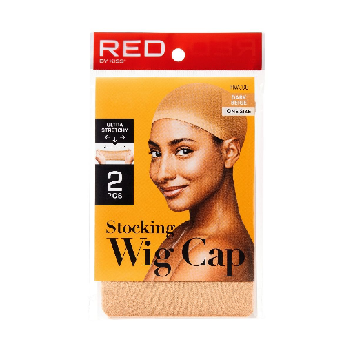 WIG CAP, DARK BEIGE, 2PCS IN PACK