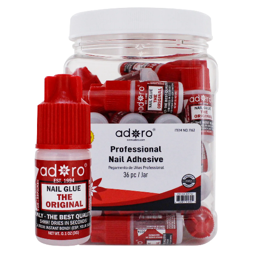 ADORO - NAIL GLUE 3G (36PC/JAR)