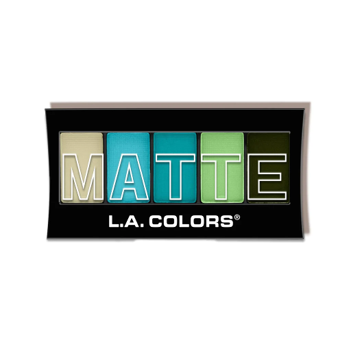 5COLOR MATTE EYESHADOW-TEAL ARGYLE