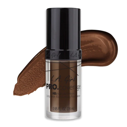 LA GIRL-PRO COVERAGE FOUNDATION-DARK CHOCOLATE