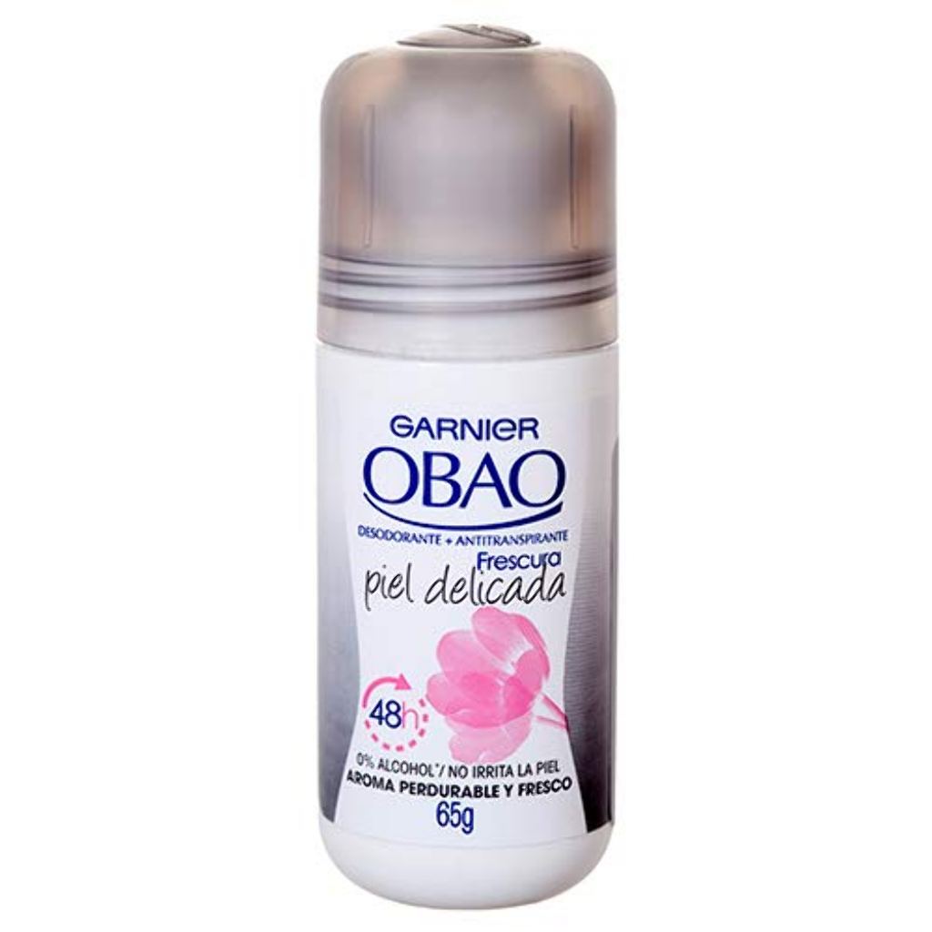 Obao Desodorante P-DELICADA 65g (2.29oz) Gris Piel Delicada