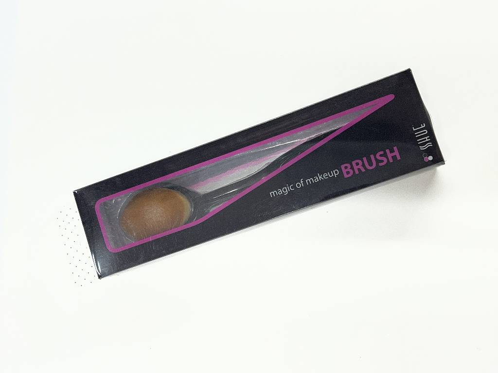 SPOON BRUSH BLACK HANDLE M