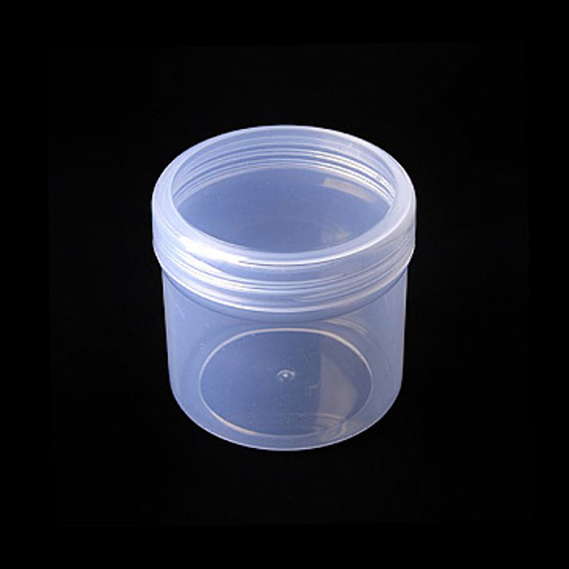 JAR 128-100MLTRANSLUCENT JAR 100ML 1LAYER (#9017)