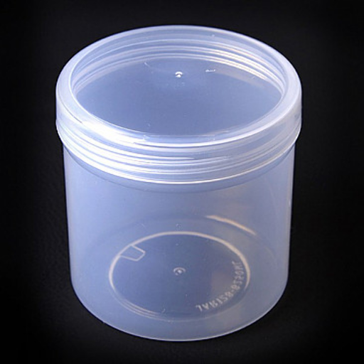 JAR128-B(PP)250ml TRANSLUCENT JAR 250ML 1LAYER (#9019)