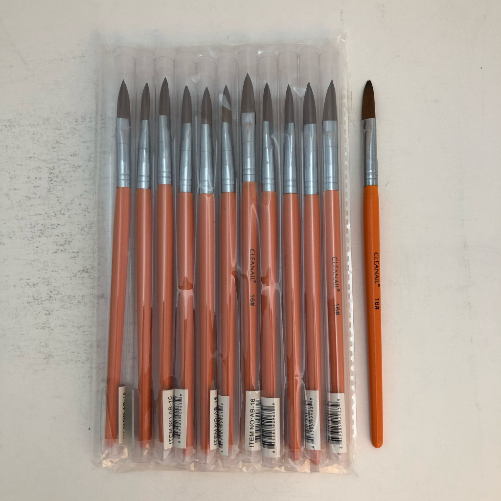CLEANAIL - OVAL ACRYLIC BRUSH #16