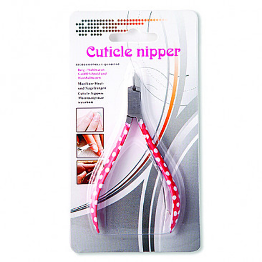 CLEANAIL - CUTICLE NIPPER PINK POLKA DOT