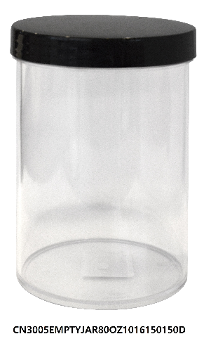 CLEANAIL CLEAR JAR 8OZ