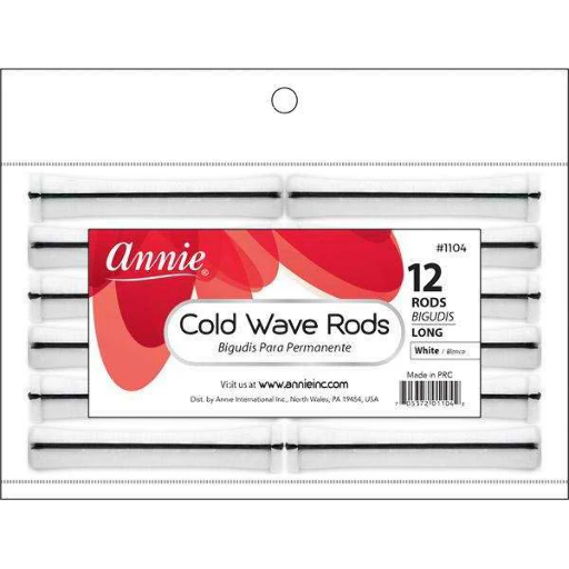 Annie Cold Wave Rod Long 12Ct White