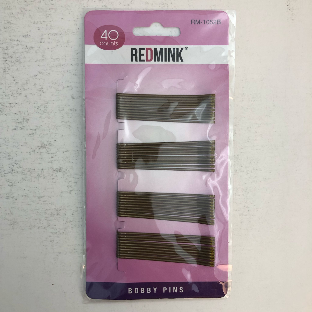 REDMINK - BOBBY PINS JUMBO (40CT/CARD) BRONZE