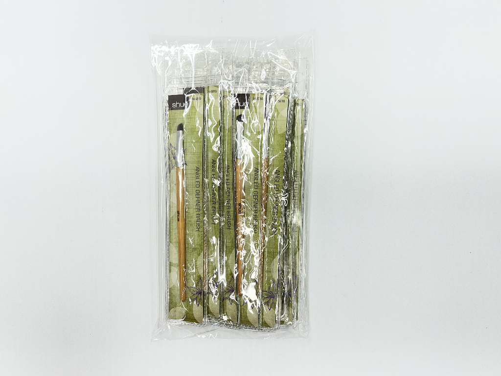 SHUE-BAMBOO-ANGLED DEFINER BRUSH/12PCS