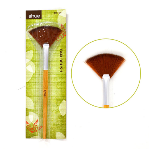 SHUE-BAMBOO-FAN BRUSH/12PCS