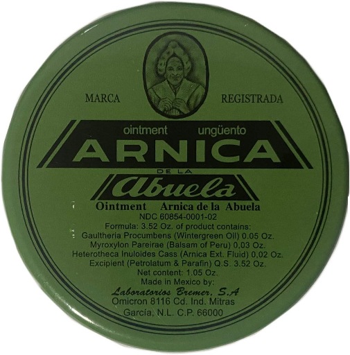 Ointment Arnica 3.52OZ(GREEN CAN)