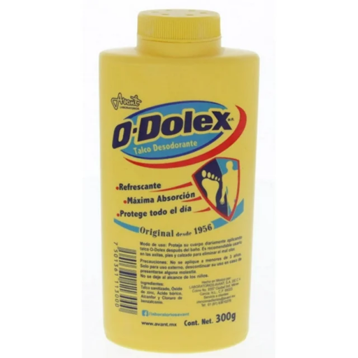 ODOLEX TALCO DESODORANTE POWDER 300MG(YELLOW)