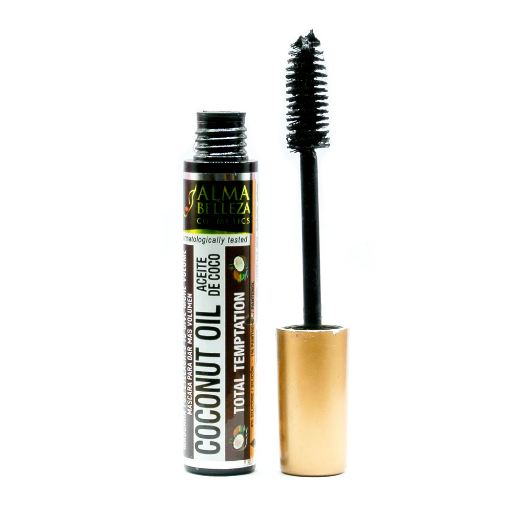 MASCARA - ALMA BELLEZA COCONUT OIL (LIGHT BROWN TOP)