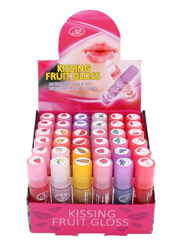 ETC-BR-001DA BR-KISSING FRUIT GLOSS/36PCS