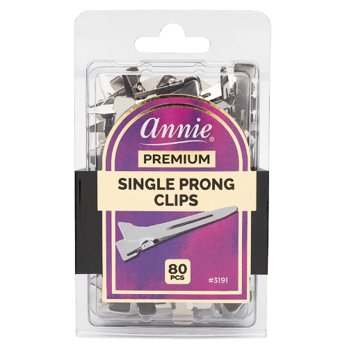 Annie-Single Prong Clips 80Ct