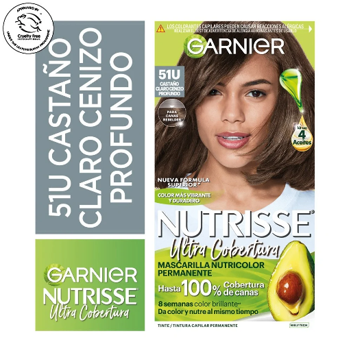 GARNIER NUTRISSE 51U - CASTANO CLARO CENIZO PROFUNDO