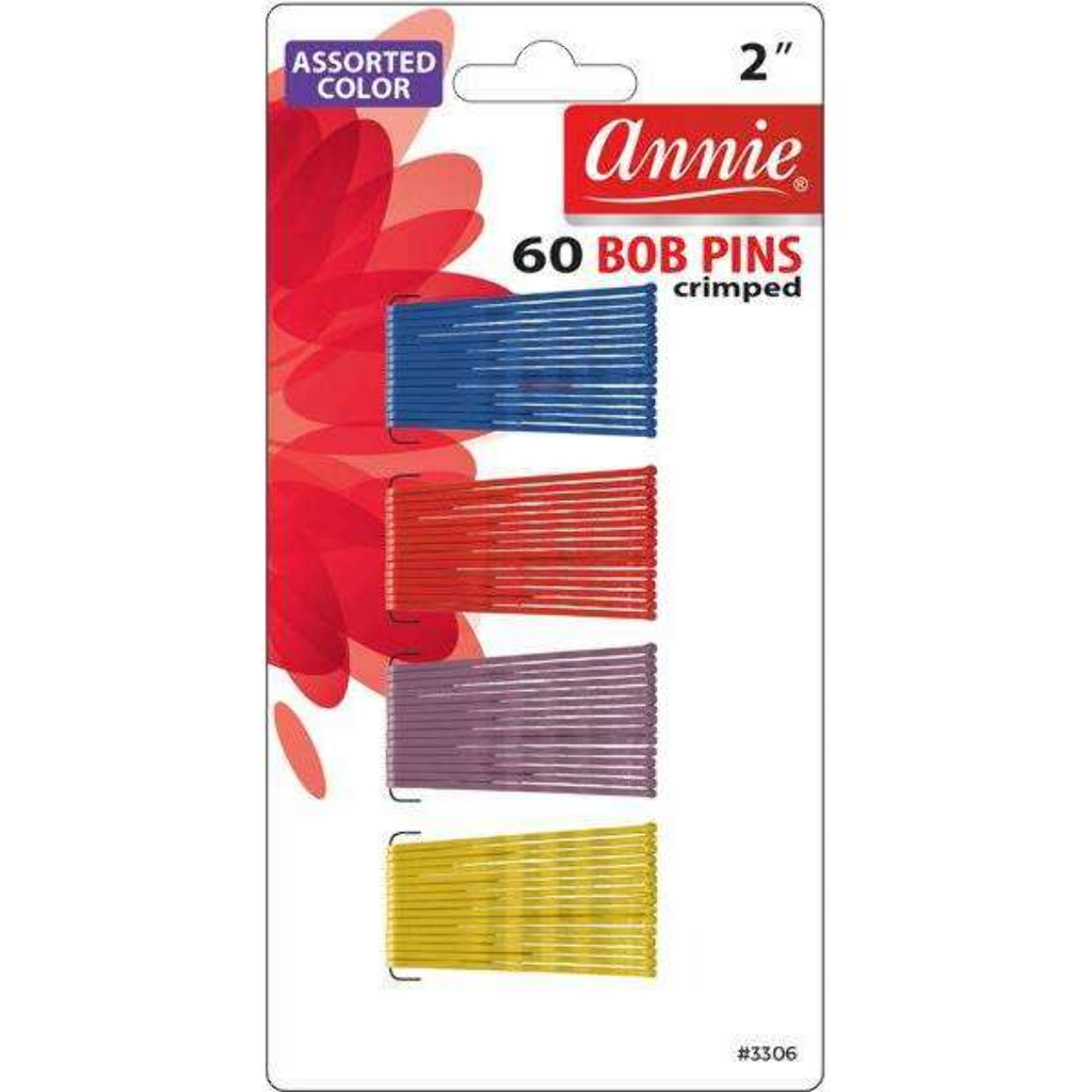 Annie Bob Pins 2In 60Ct Asst Color