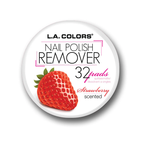 POLISH REMOVAL 32CT PAD-STRAWBERRY