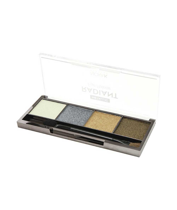 NICKA K METALLIC RADIANT 4COLOR EYESHADOW